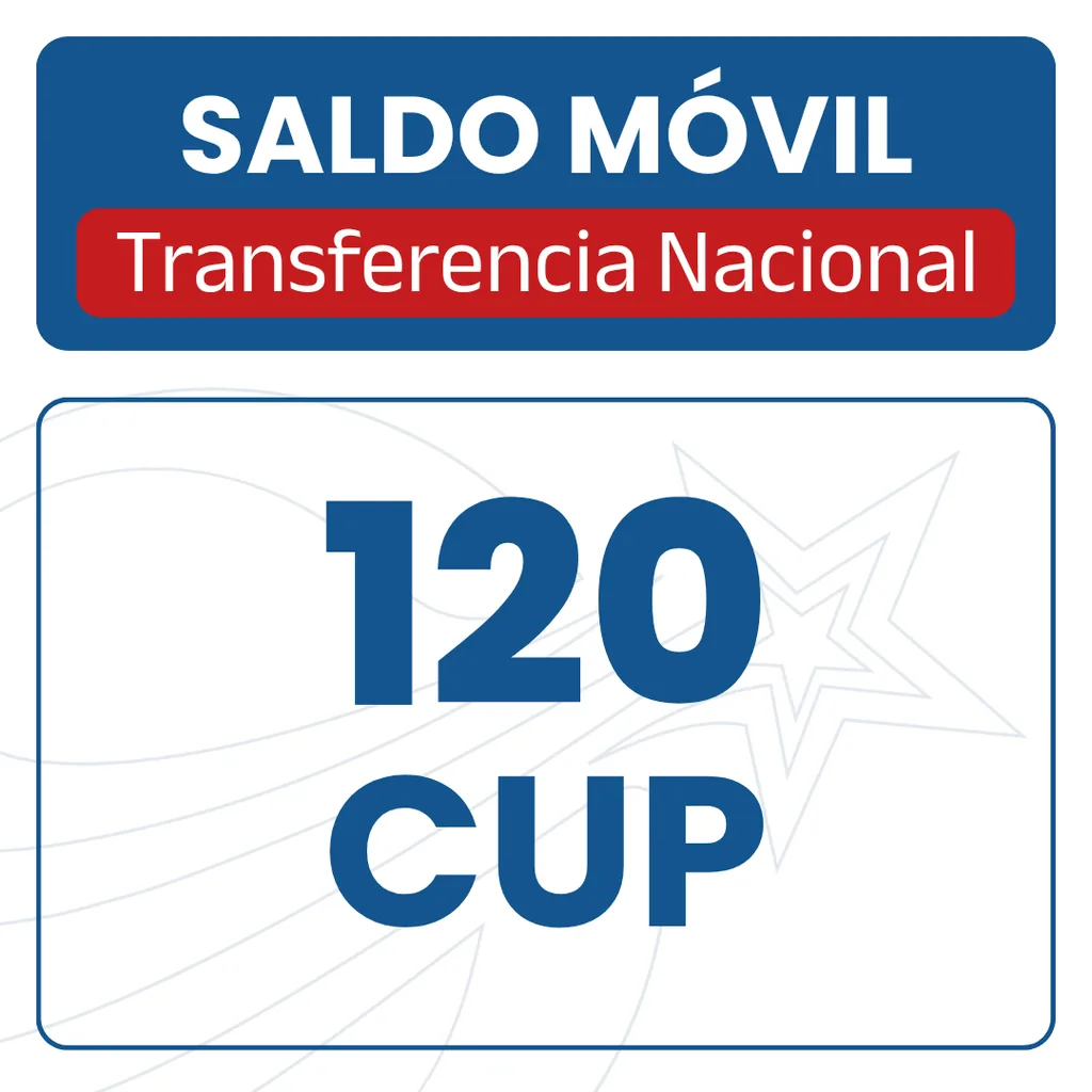 Saldo Móvil - 120CUP