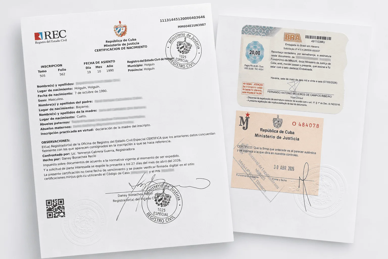 Certificado de Nacimiento